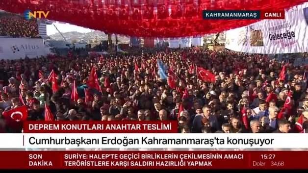 Başkan Erdoğan’dan Kahramanmaraş’ta açıklama yapıyor