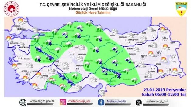 Meteoroloji uyardı! Yağış ve soğuk hava geliyor