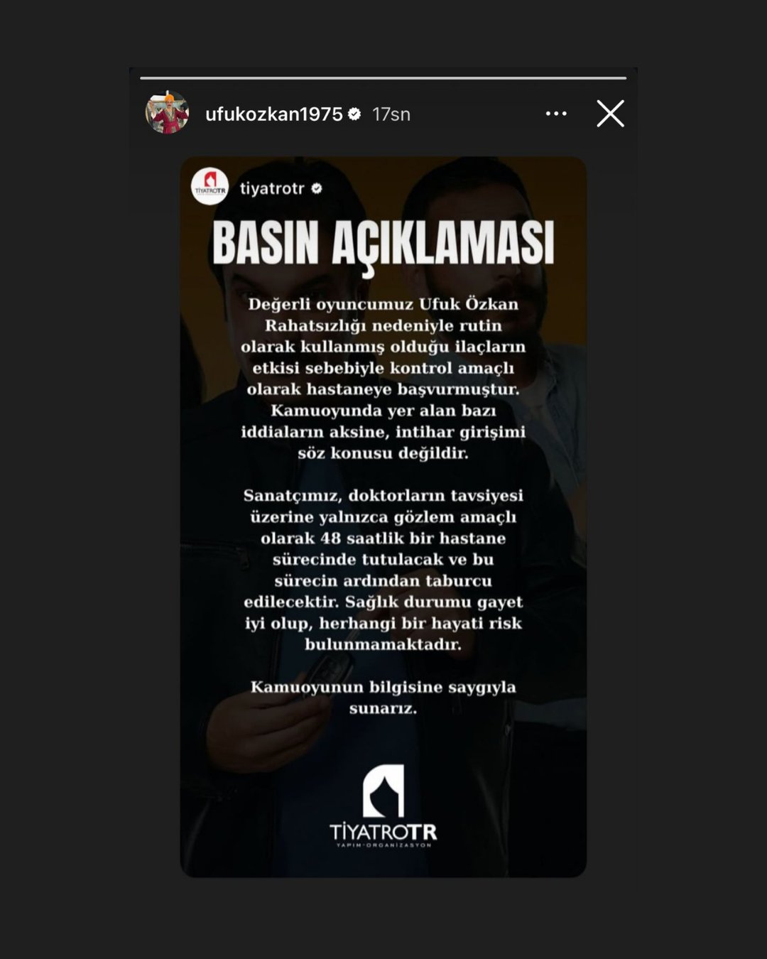 Ufuk Özkan’dan intihar iddialarına yanıt: “Beni öldürmeye mi çalışıyorlar?”