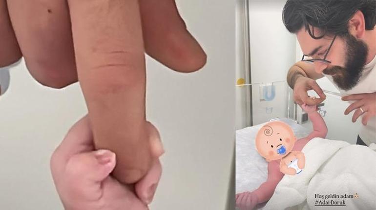 Barış Baktaş baba oldu! Oğluyla ilk kare geldi