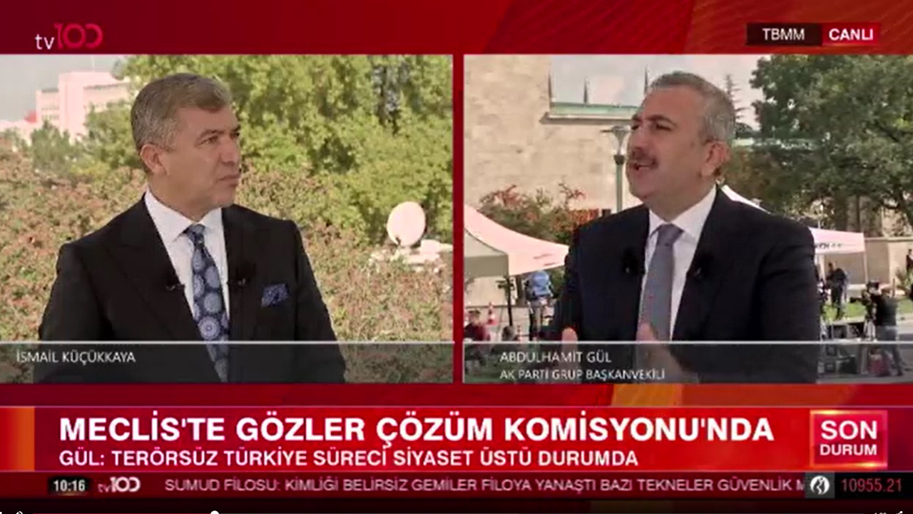 AKP’li Abdulhamit Gül’den tv100’de flaş açıklamalar: Özgür Bey kendi mahallesine yenik düştü