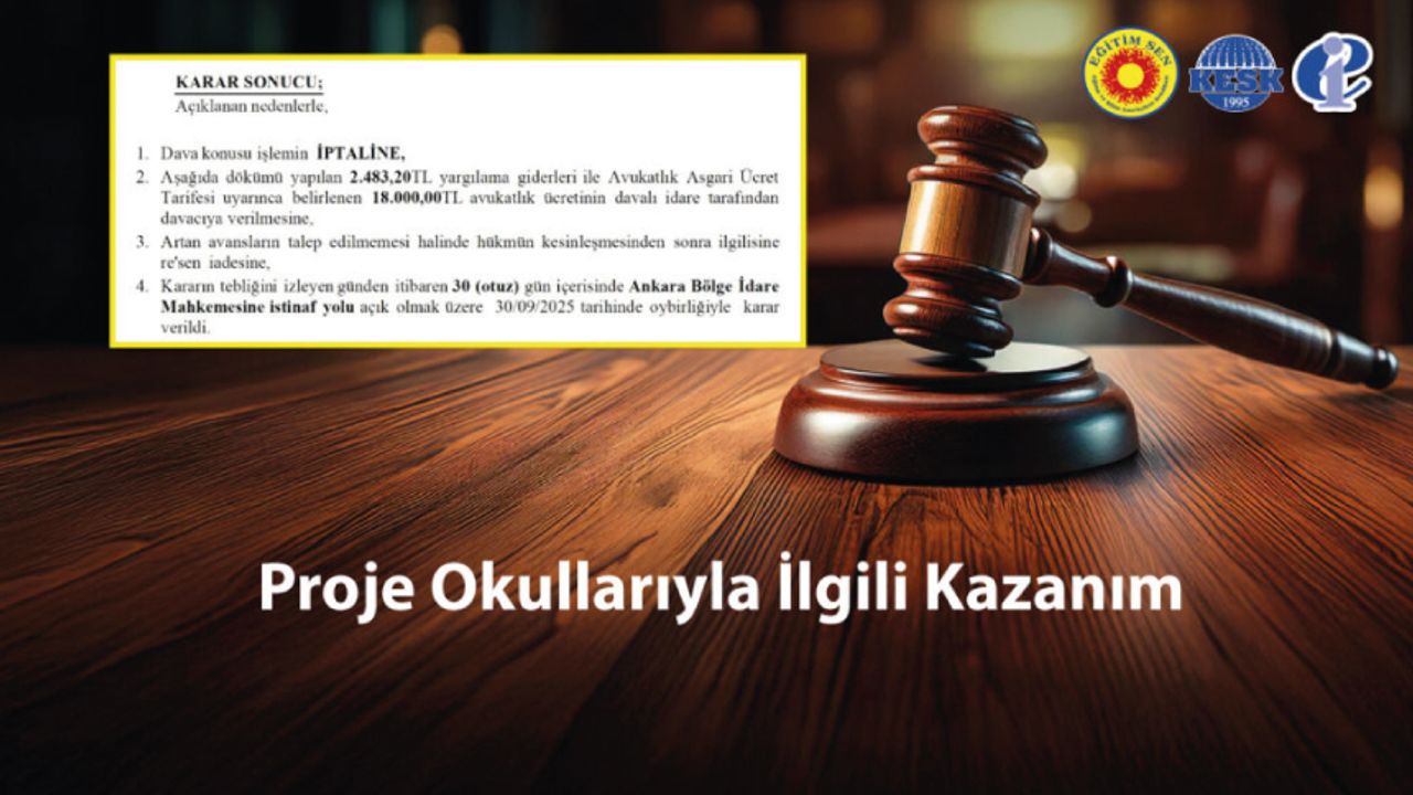 Proje Okullarıyla İlgili Kazanım