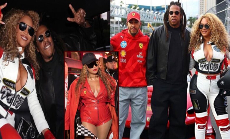 Beyonce ve Jay-Z, Las Vegas’taki F1 Yarışında Görüntülendi Beyonce ve Jay-Z, Las Vegas’taki F1 Yarışında Görüntülendi