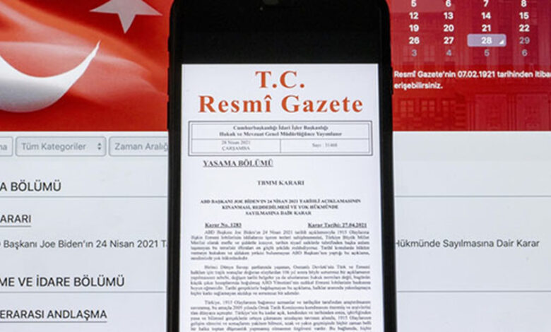 Cumhurbaşkanlığı Kararnamesinde Değişiklik Yapıldı